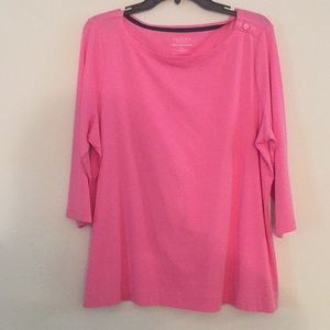Talbots weekend tee